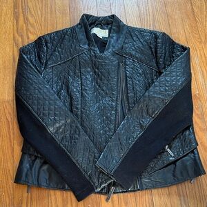 Michael Kors Quilted Leather Jacket